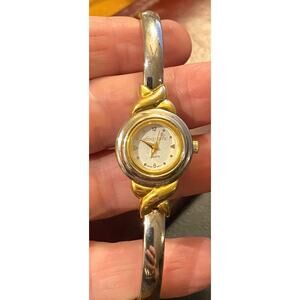 Women's 20mm Two Tone Weekenders Watch, Locking Clasp Closure